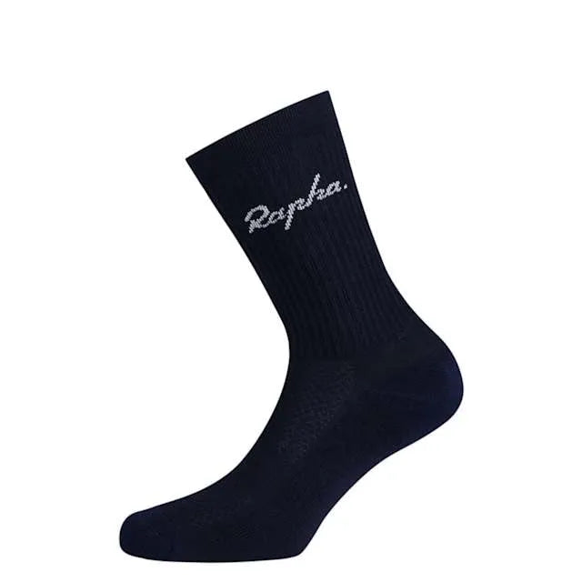 RAPHA Cotton Crew Socks - NSK Night Sky / Basic White