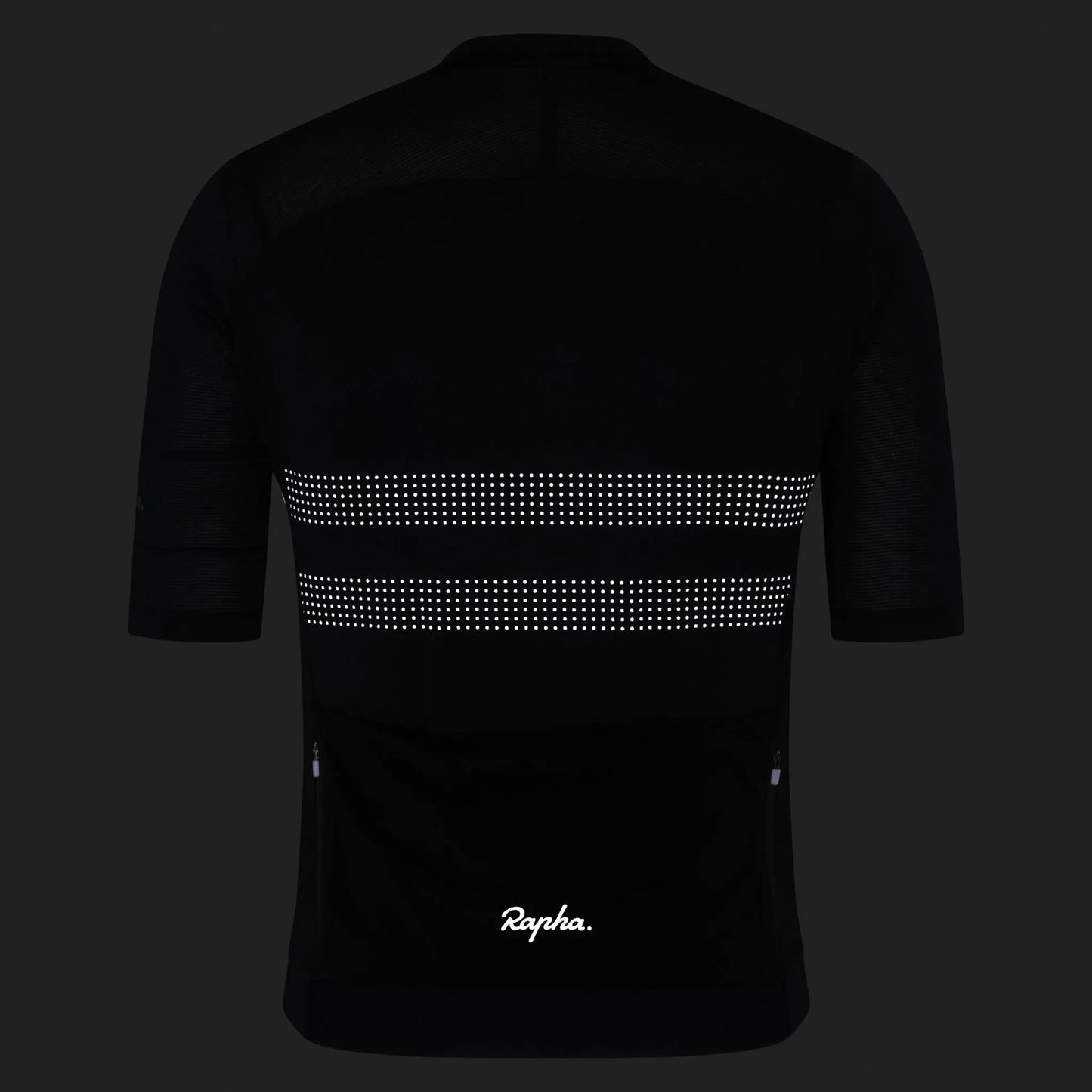 RAPHA Men's Brevet Lightweight Jersey III - Black/Black Reflective