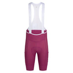 RAPHA Men's Pro Team Cargo Bib Shorts - Regular - Raspberry/White
