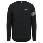 RAPHA Men's Trail Windblock Jersey - Black/Light Grey