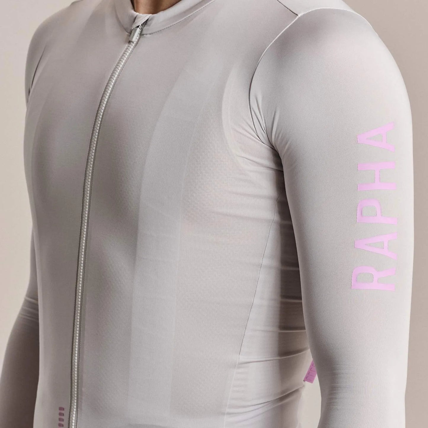 RAPHA Pro Team Long Sleeve Lightweight Jersey III - SQU Silver/Quartz