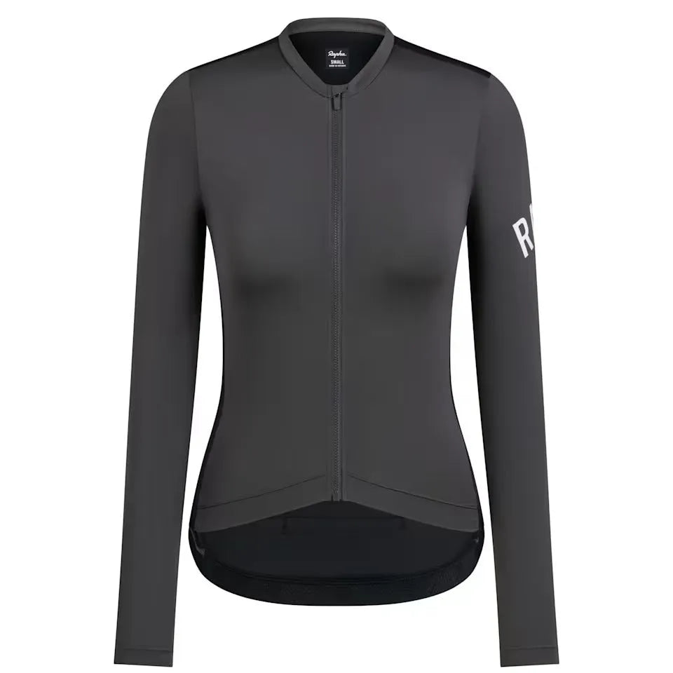 RAPHA Pro Team Long Sleeve Lightweight Women Jersey - APA GREY