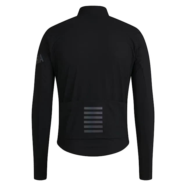 RAPHA Pro Team Long Sleeve Shadow Jersey - BLW Black/White