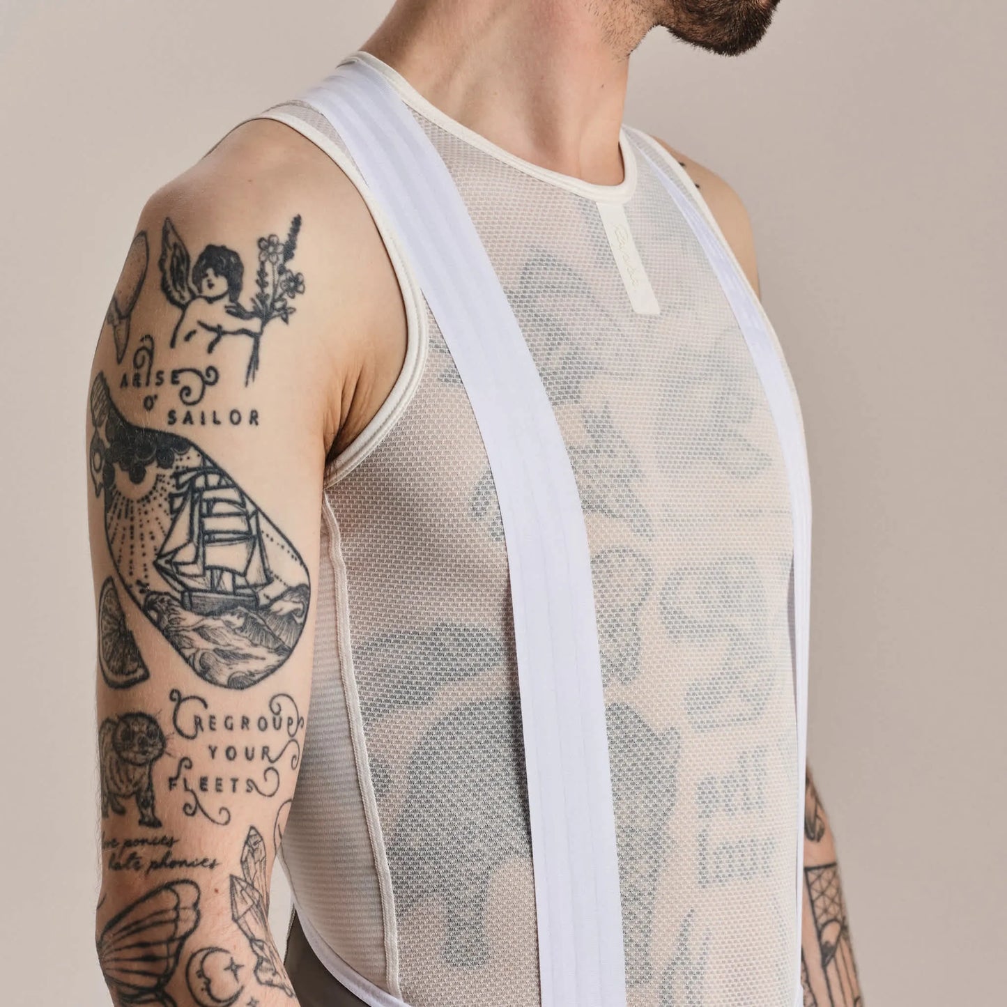 RAPHA RCC Pro Team Cargo Bib Short - Smoke/White