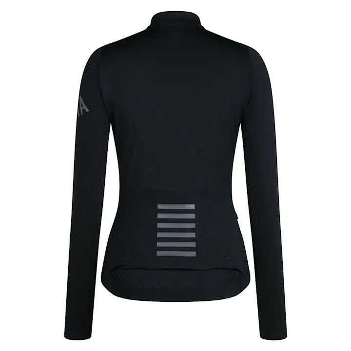 RAPHA Women Pro Team Long Sleeve Midweight Jersey - AGR Black/Grey