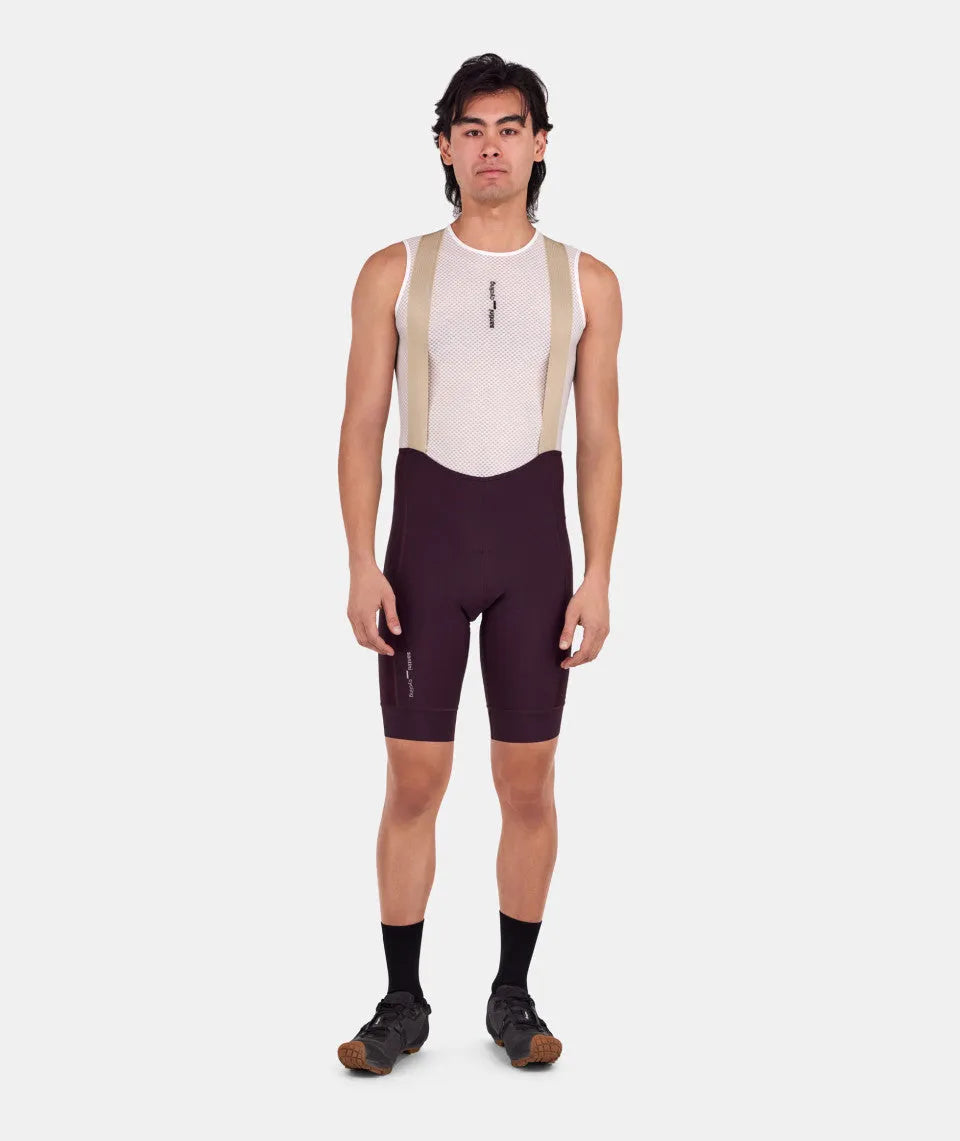 SANTINI Cargo Bib Shorts - Burgundy