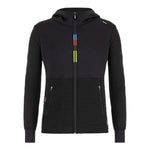 SANTINI GROOVE Polartec PowerAir hoodie UCI Official - Black