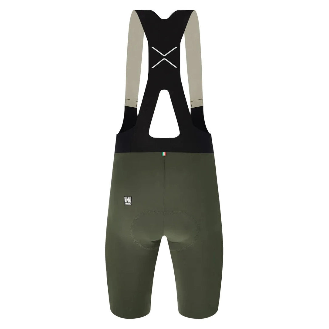 SANTINI Redux Speed Bib Shorts - Military Green