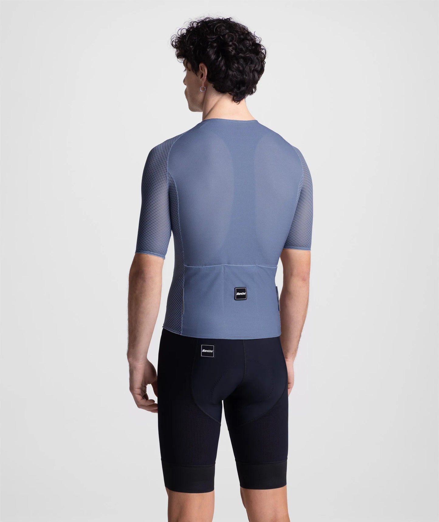 SANTINI Super Lite Zipless Unisex Jersey - Asfalto Grey