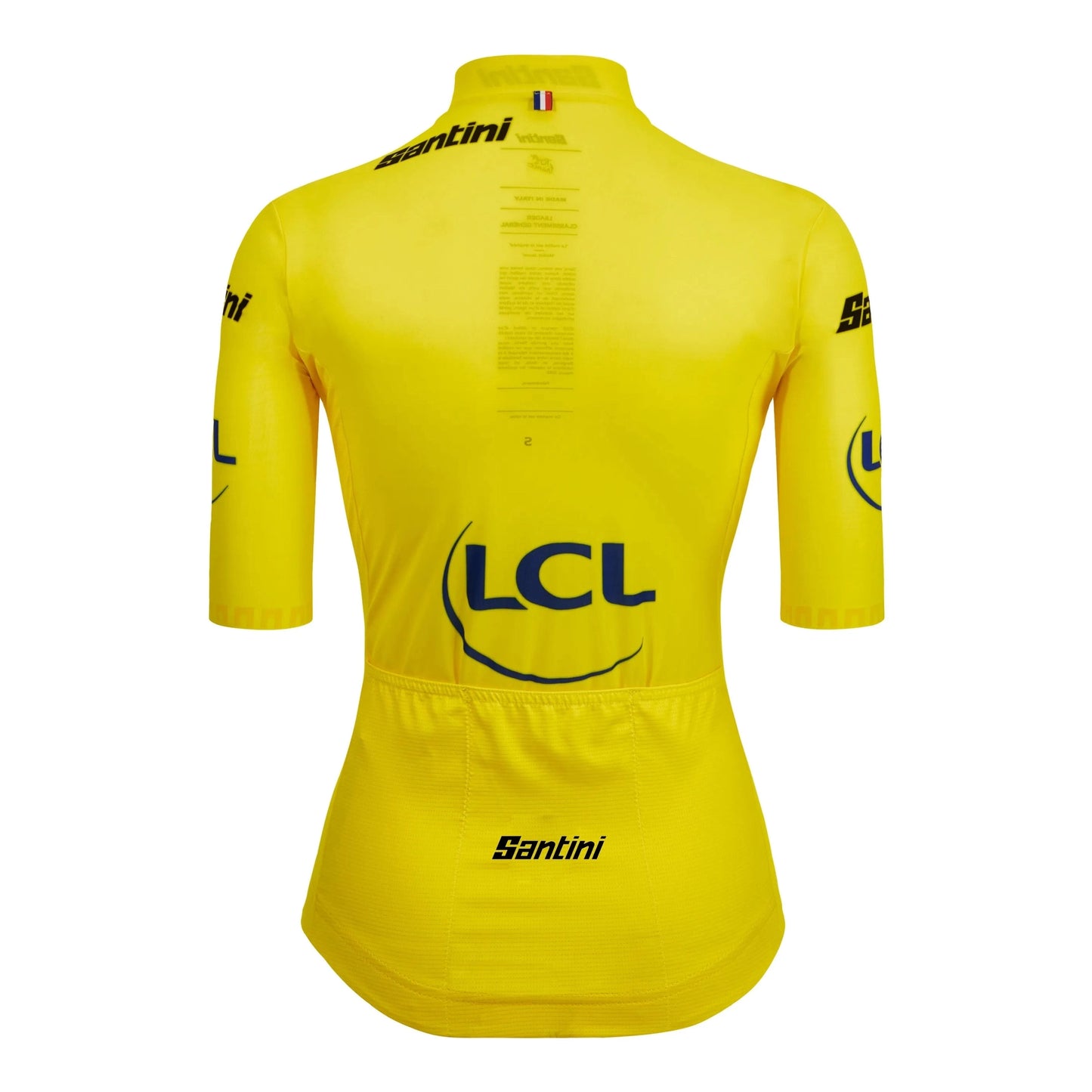 SANTINI Tour De France Femmes Avec ZWIFT Yellow Women Jersey - Yellow