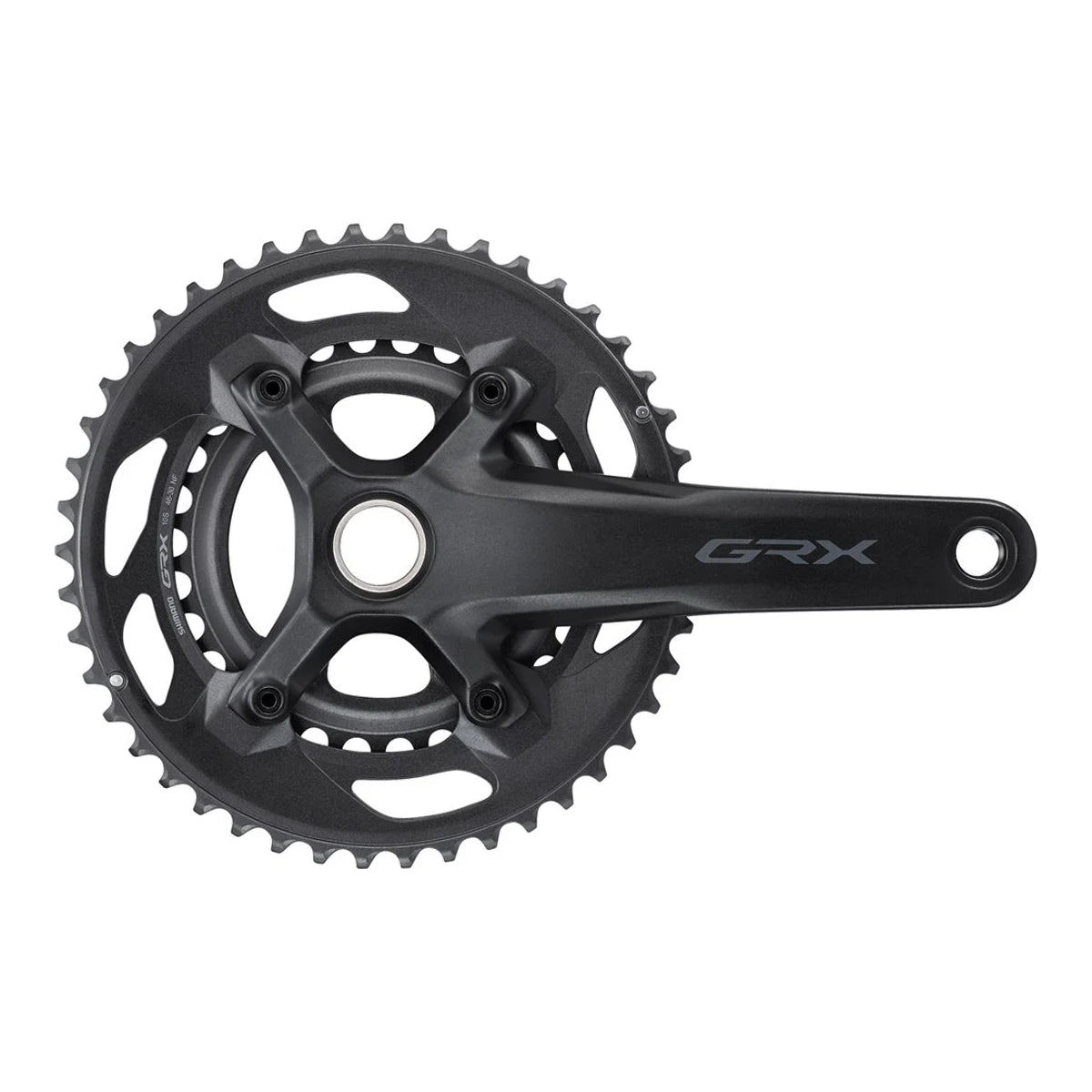SHIMANO GRX Crankset FC-RX600-10 2×10s 46-30T - Black