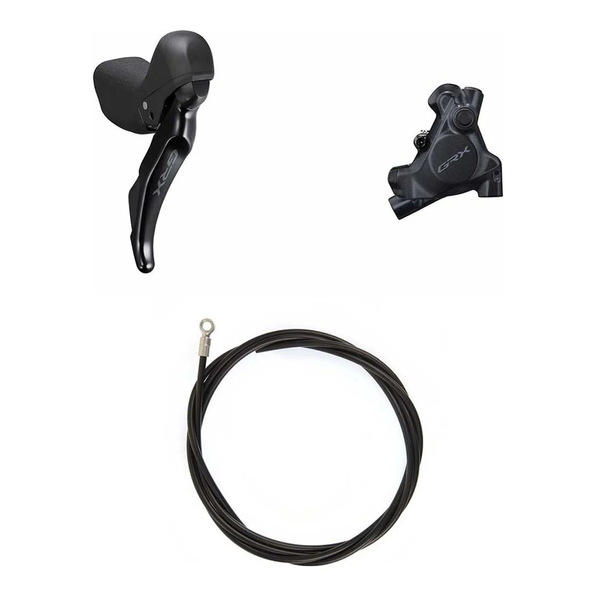 SHIMANO GRX ST-RX400 Shift/Brake Lever + BR-RX410 Caliper Kit 10s - Black