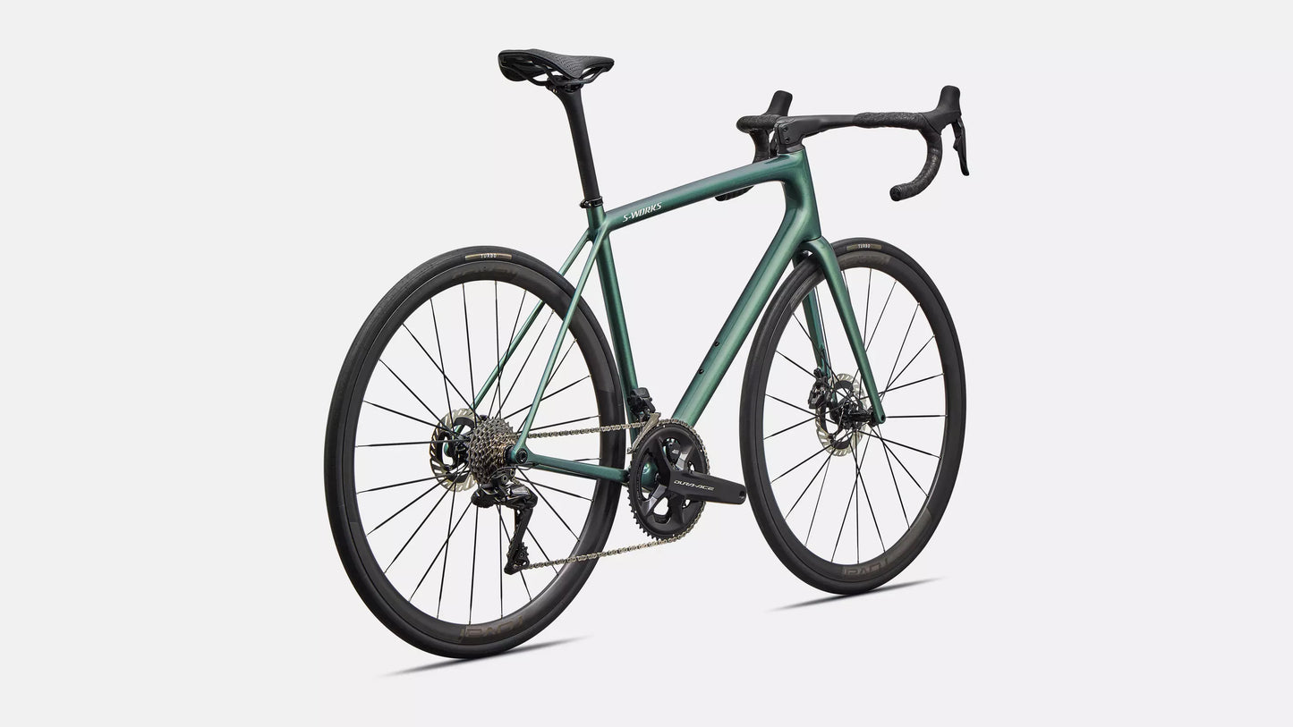 SPECIALIZED Aethos 2 Complete Road Bike Shimano Dura Ace E1 2026 - Gloss Premium Fjord Metallic / Dolomite Metallic