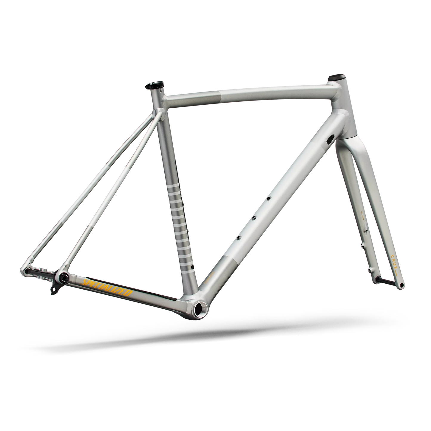 SPECIALIZED Crux DSW Gravel Frameset - Shadow Silver/California Sunshine