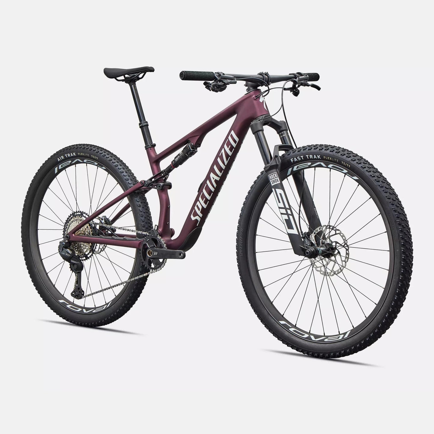 SPECIALIZED Epic 8 Expert 2026 Shimano XT DI2 Mountain Bike - Satin Bordeaux Metallic / White