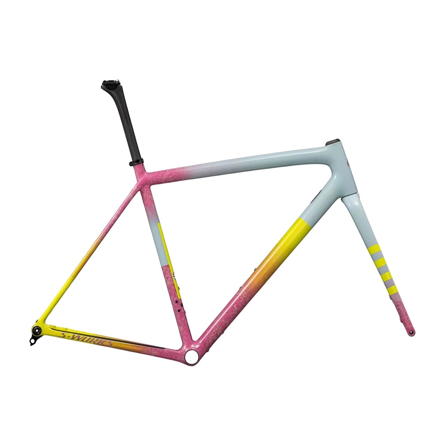 Specialized S-Works Crux Frame - Pink Yellow Blue