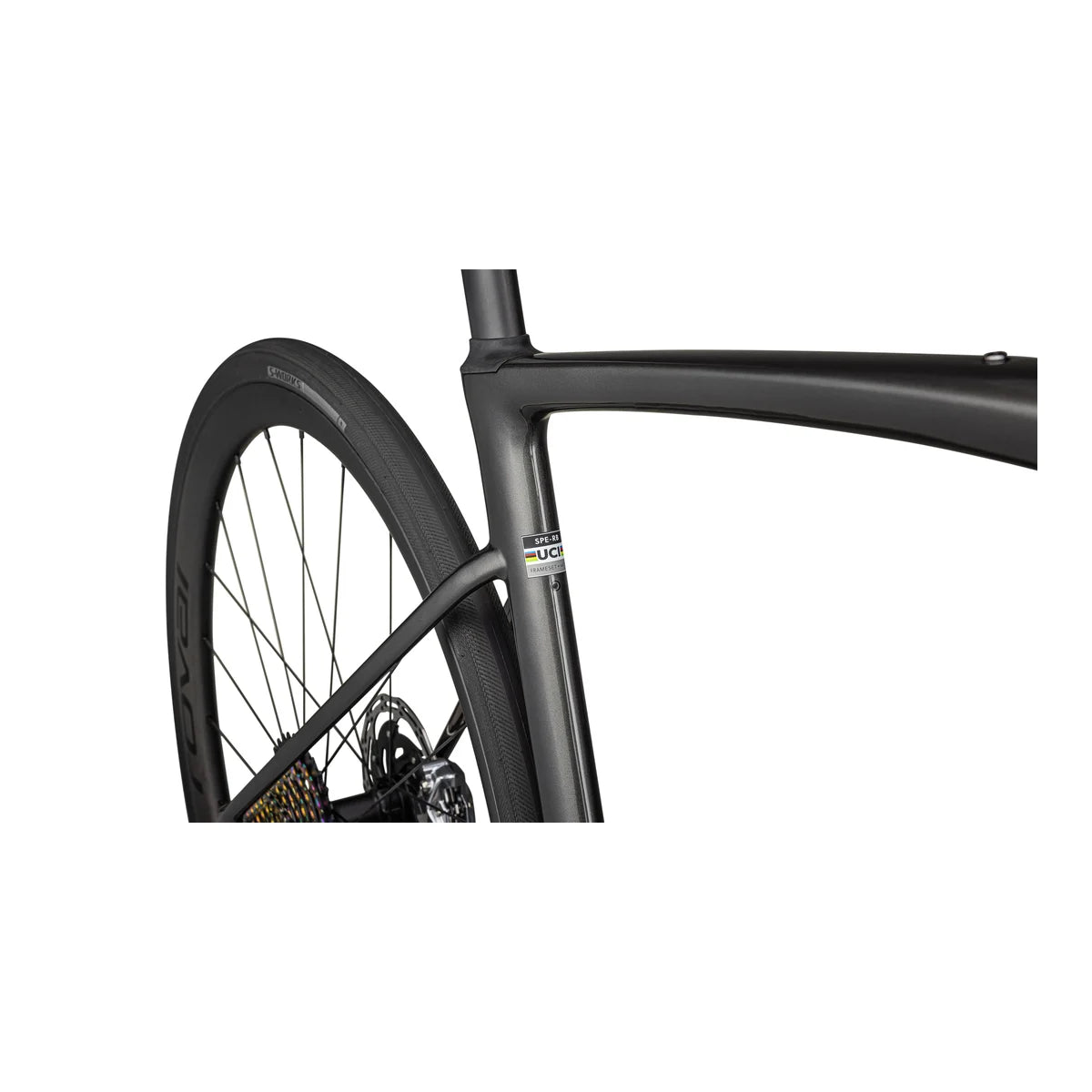 SPECIALIZED S-Works Roubaix SL8 2024 SRAM RED AXS Complete Road Bike - Gloss Smoke / Satin Black Pearl