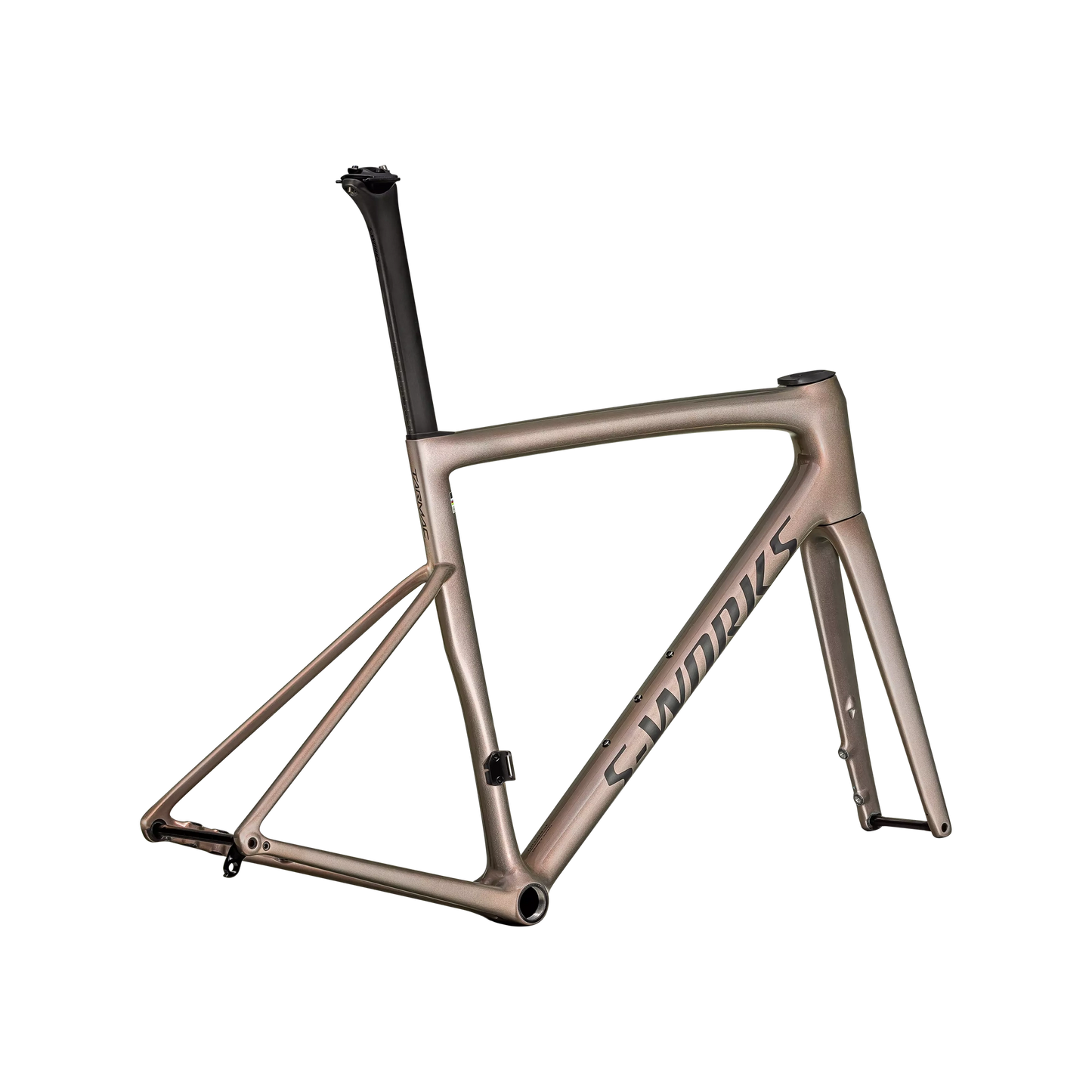 SPECIALIZED Sworks Tarmac SL8 2025 Road Frameset - Gloss Viavi Red Gold Over Silver / Satin Metallic Obsidian