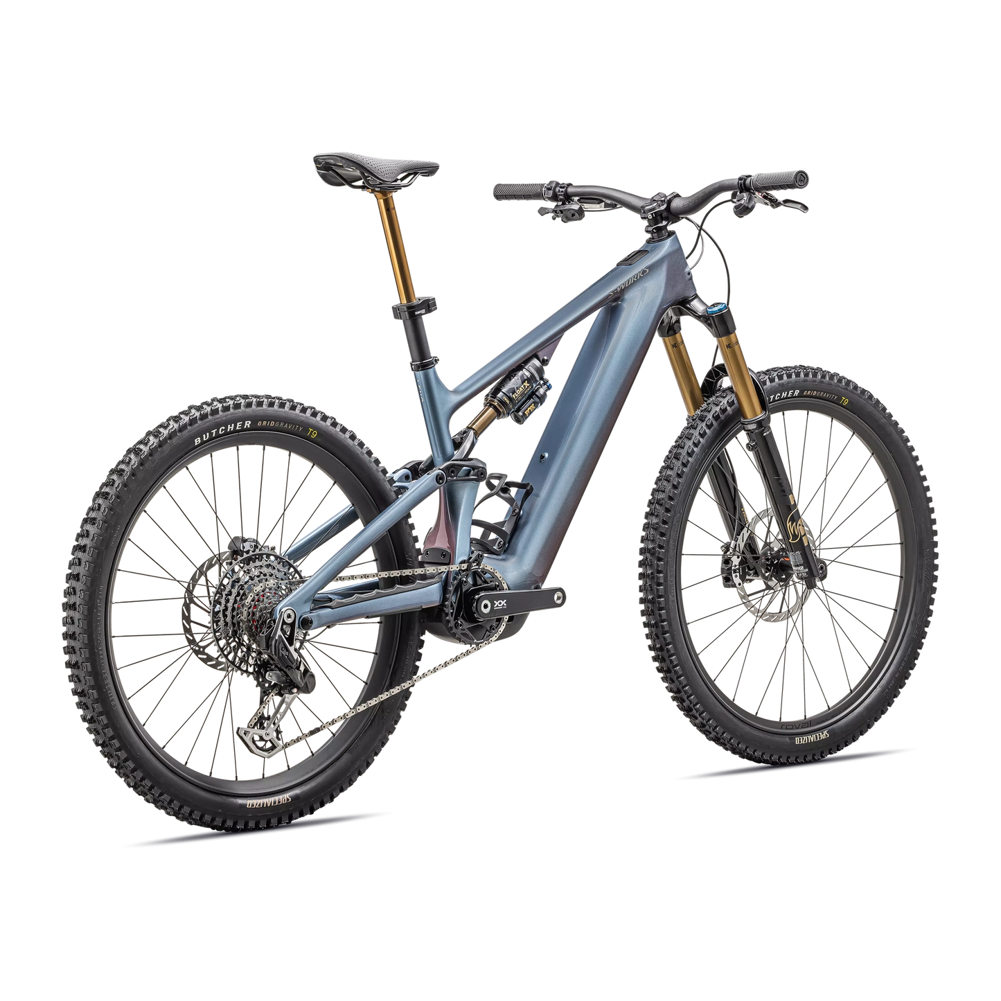 SPECIALIZED Sworks Turbo Levo 4 MTB Ebike - Gloss Glacial Metallic / Red Pearl / Black Pearl