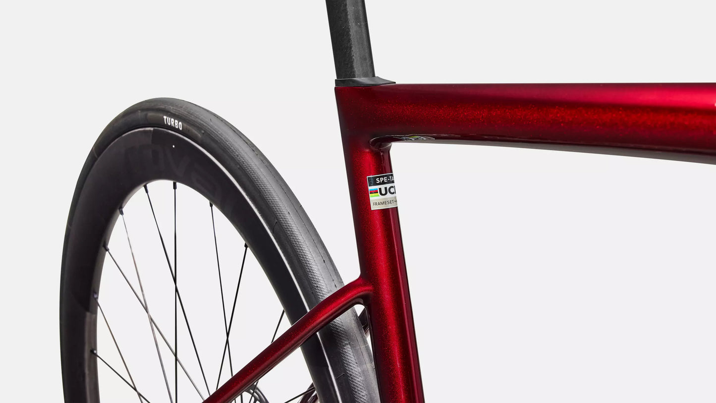 SPECIALIZED Tarmac SL8 Pro Complete Road Bike SRAM Force AXS 2026 - Gloss Red Sky / Chrome