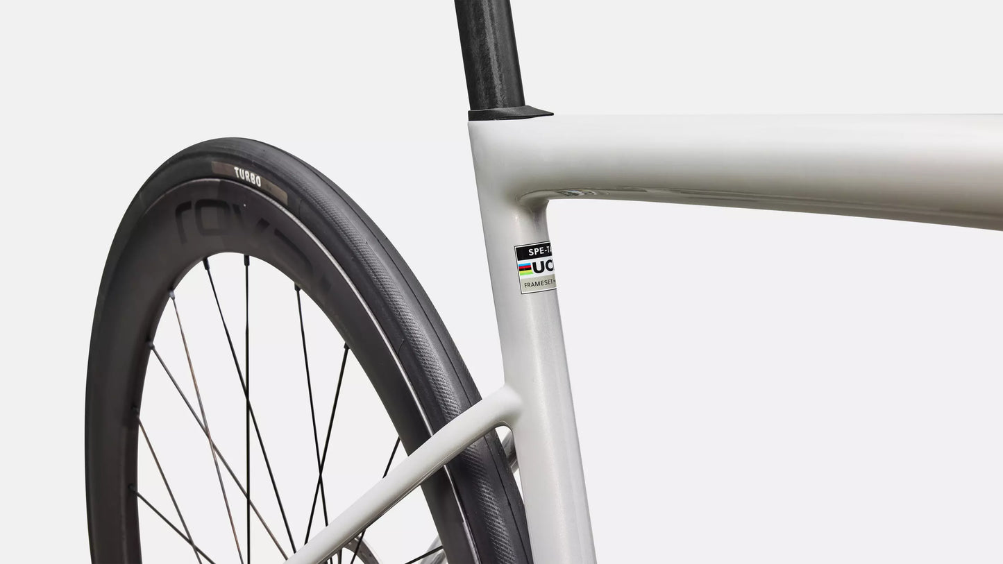 SPECIALIZED Tarmac SL8 Pro Complete Road Bike SRAM Force AXS 2026 - Gloss Dolomite Metallic / Nebula Metallic