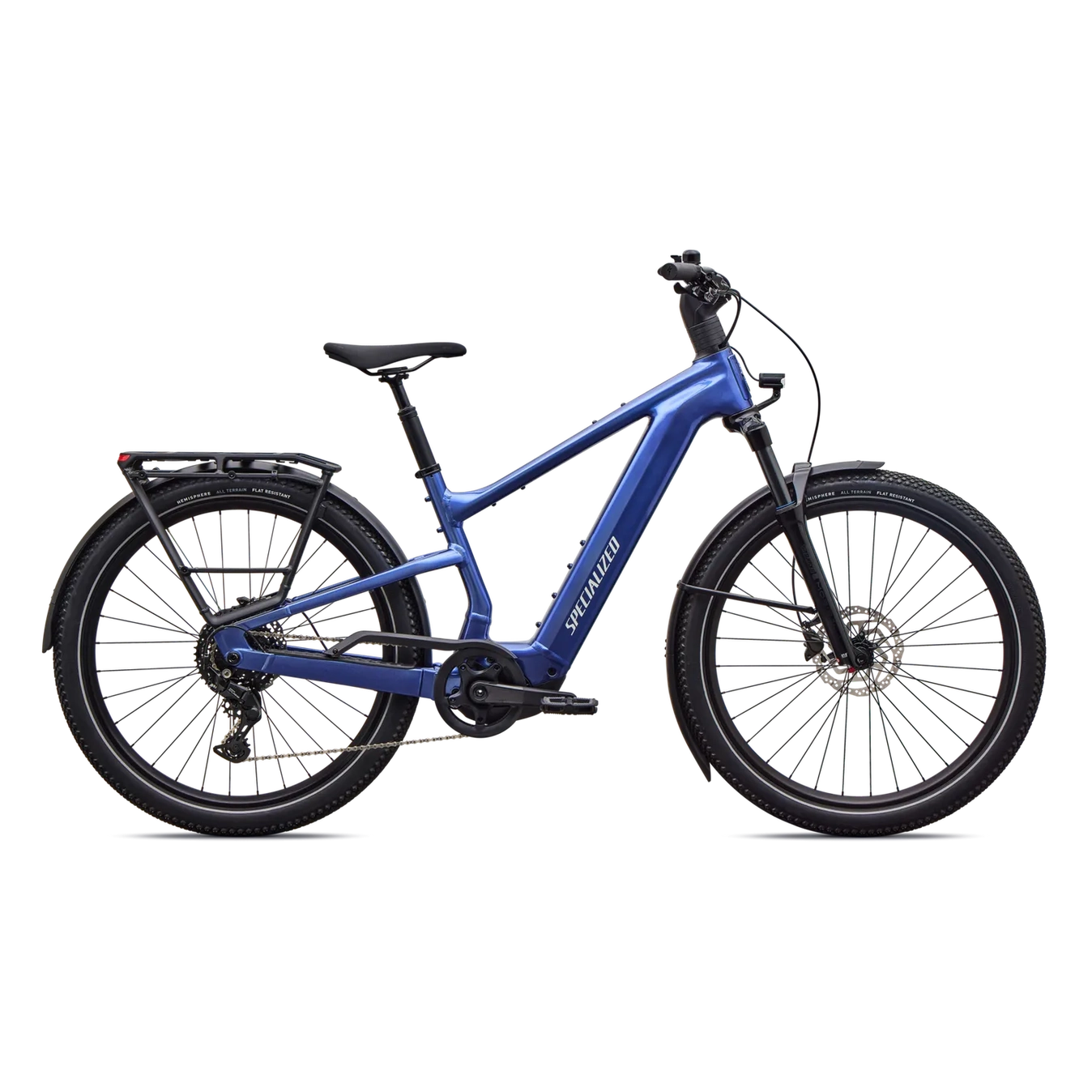SPECIALIZED Turbo Vado 3 EVO 4.0 E-Bike - GLOSS PACIFIC BLUE / DUNE WHITE