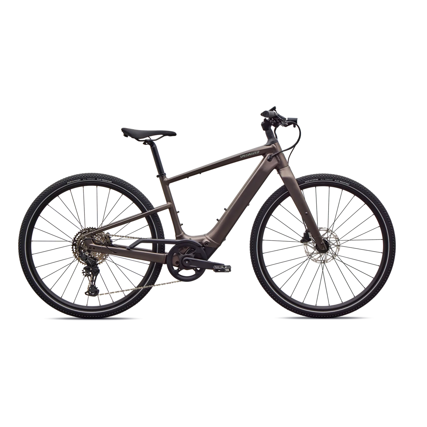 SPECIALIZED Turbo Vado SL 2 4.0 E-Bike - SATIN GUN METAL / AGAVE GREY FROST REFLECTIVE