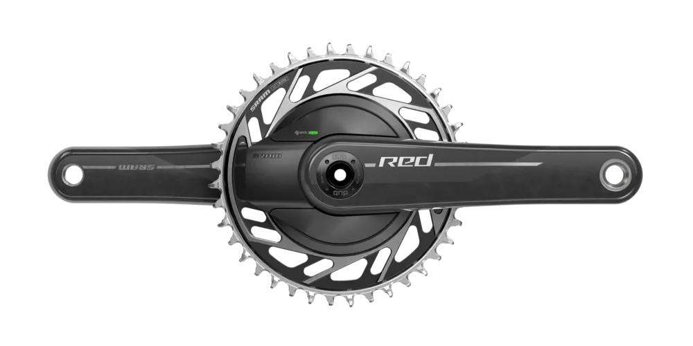 SRAM RED XPLR E1 1X AXS DUB Wide Power Meter Crankset - Black