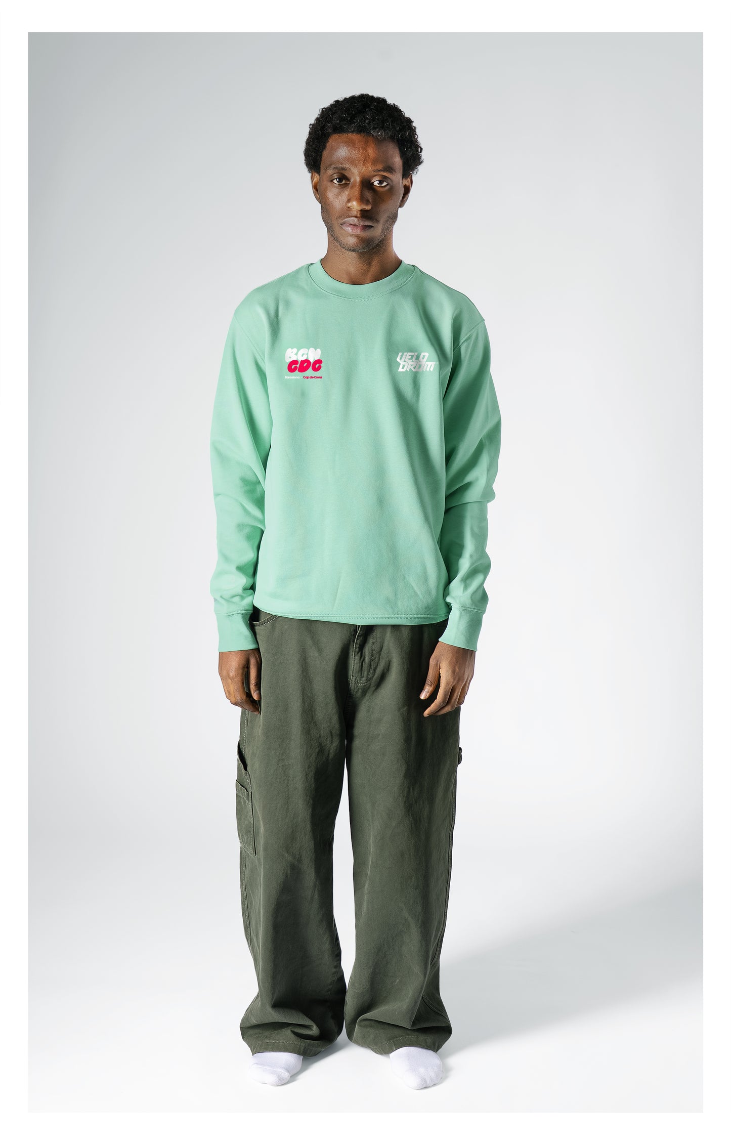 VELODROM BCN CDC Sweatshirt - Ocean Blue Mist