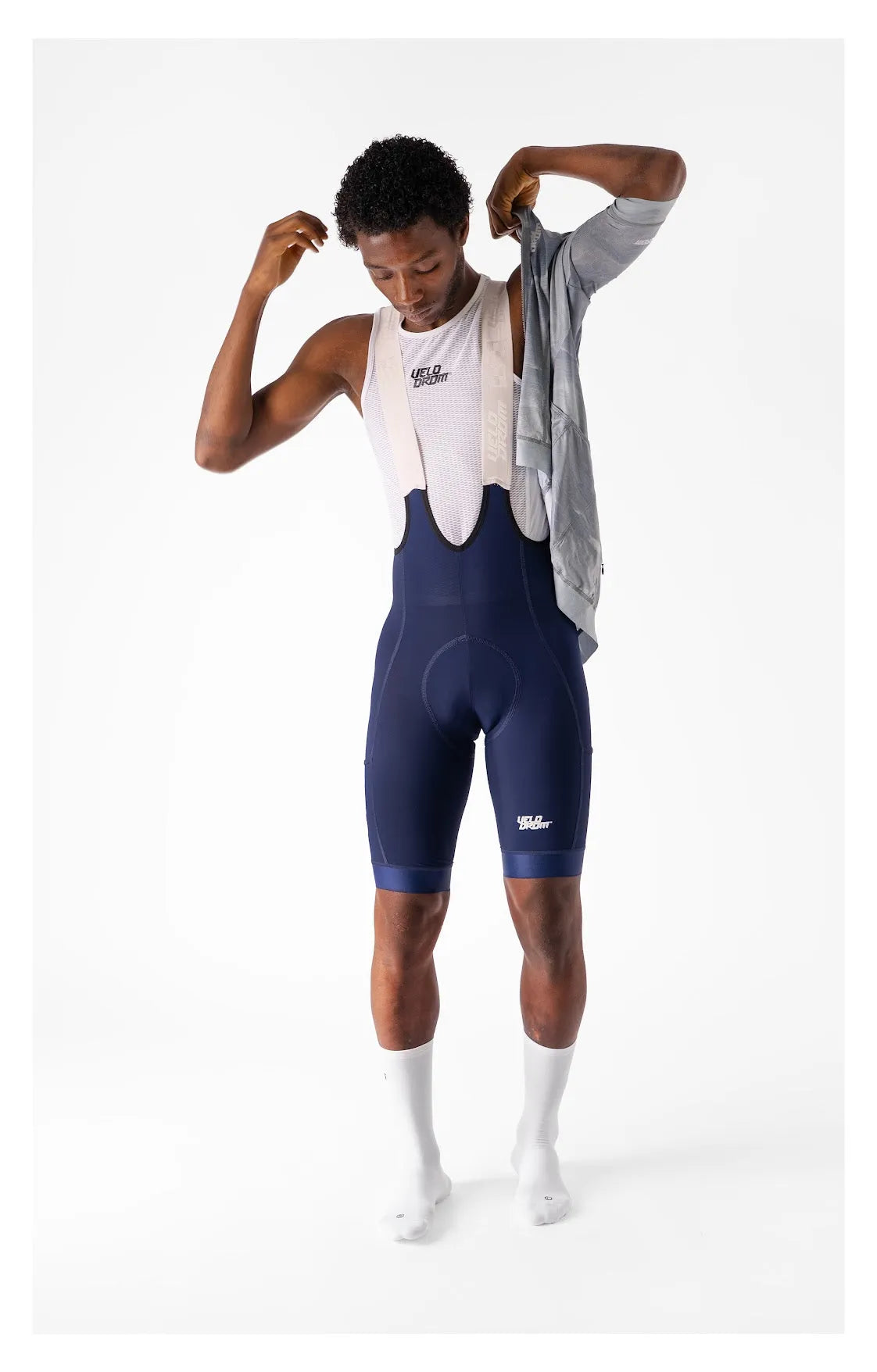 VELODROM RaceDay Txtr 3.0 Maillot Ciclismo - Grey/Light Blue