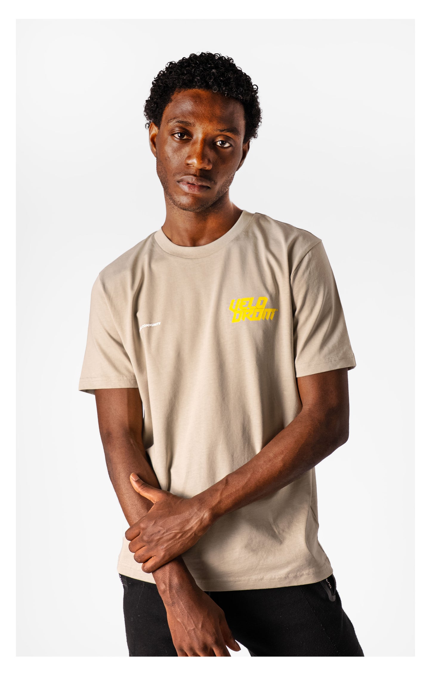 VELODROM Cycling Community 3.0 TShirt - Light Green Military/Yellow/Green