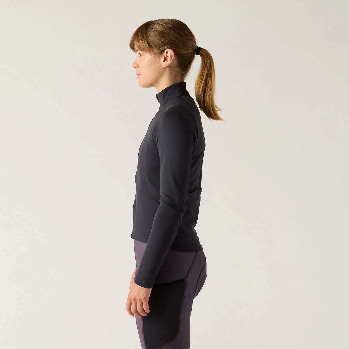 VELOCIO Luxe Women Thermal Long Sleeve Jersey - Black