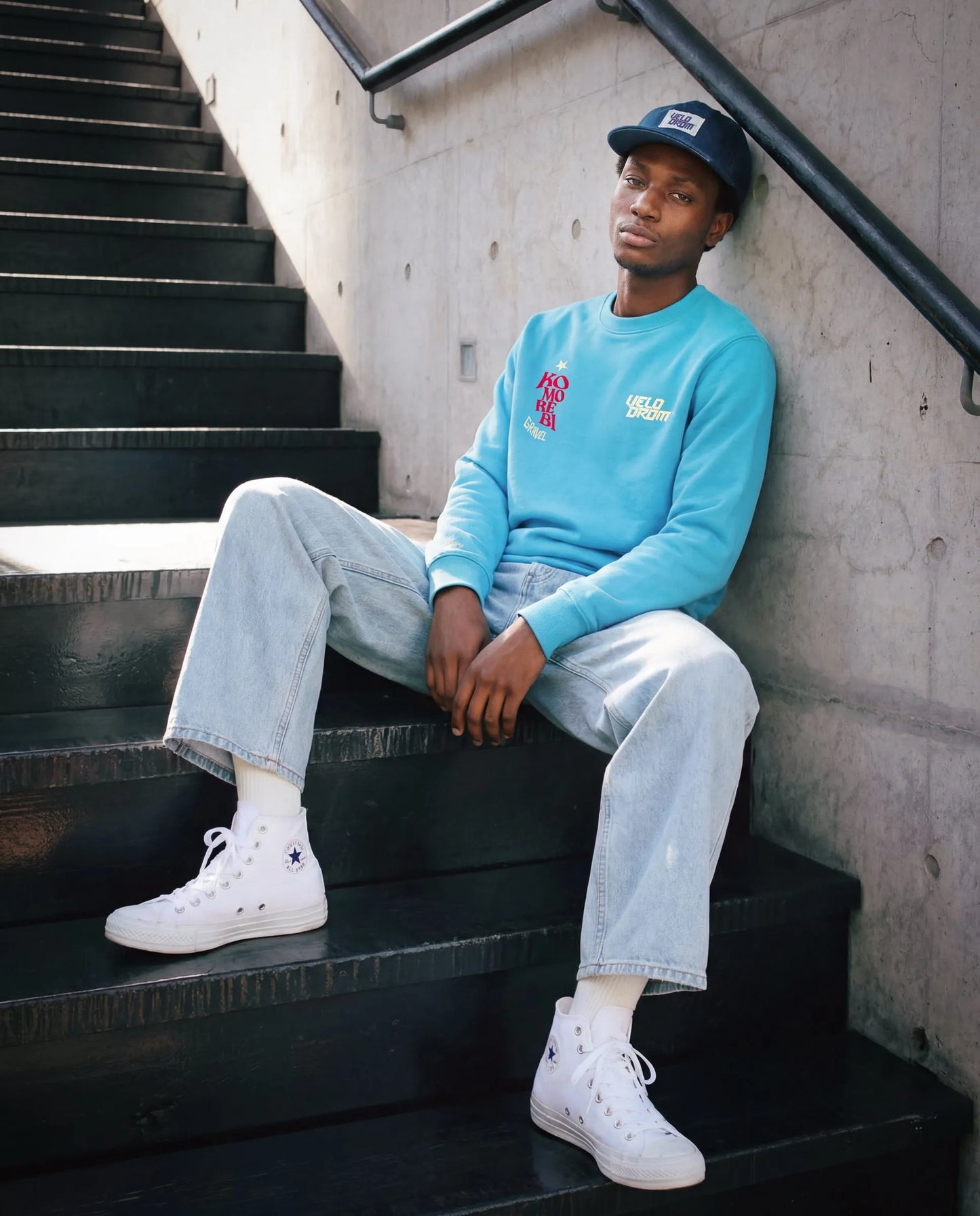 VELODROM Komorebi 2026 Sweatshirt - Bright Blue