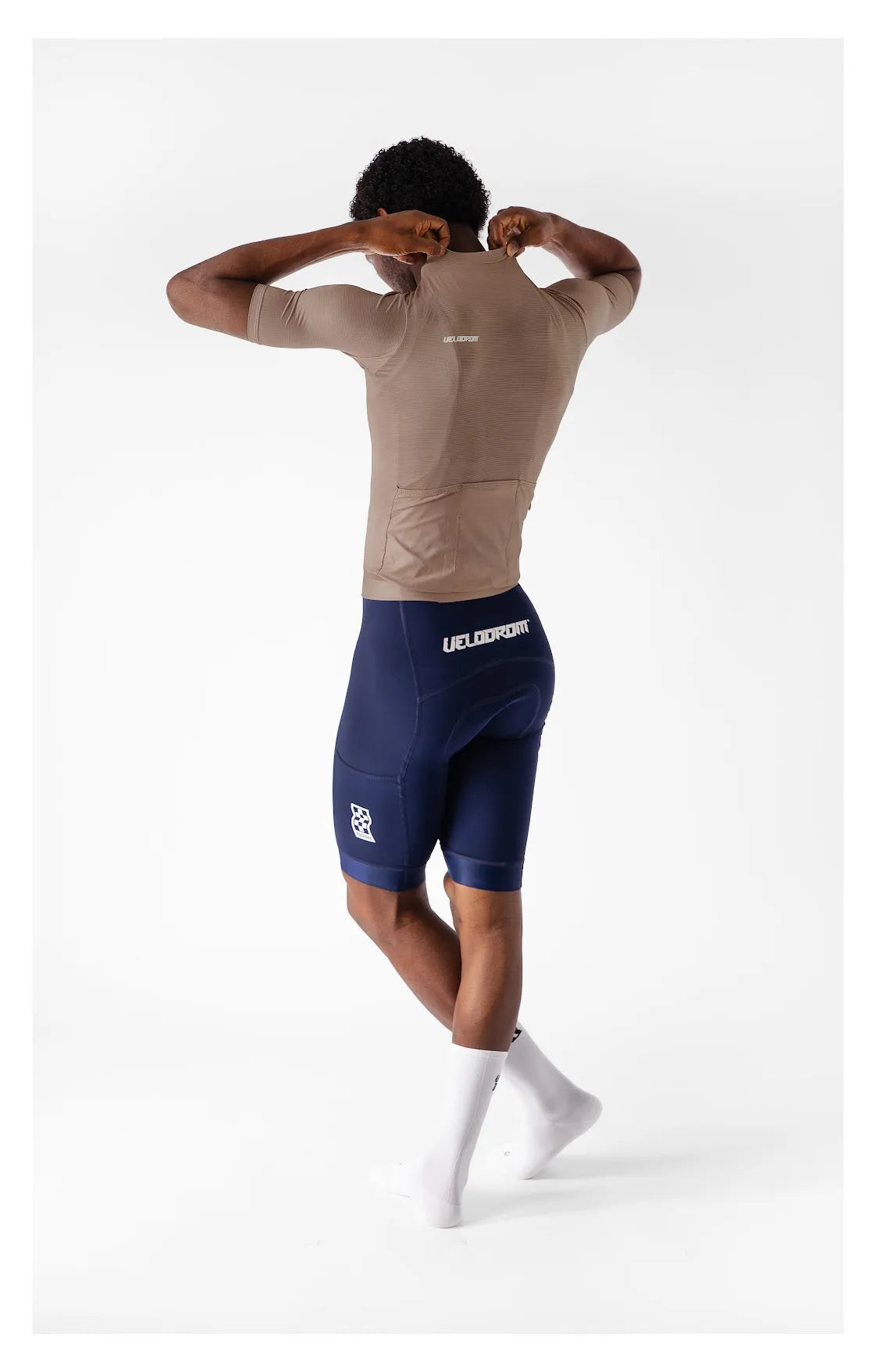 VELODROM RaceDay Subtle 3.0 Cycling Jersey - Mocka/White