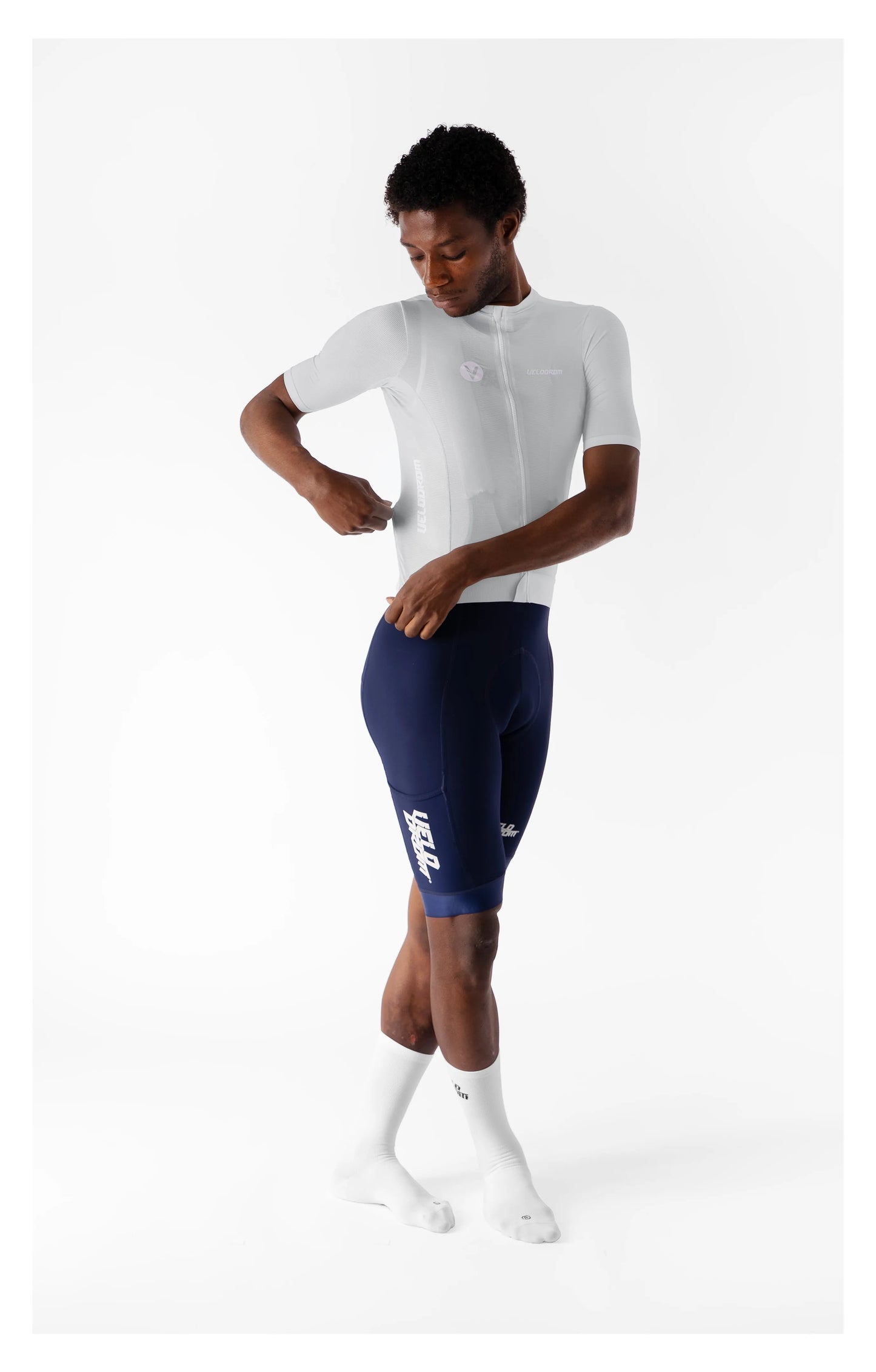 VELODROM RaceDay Subtle 3.0 Cycling Jersey - Star White