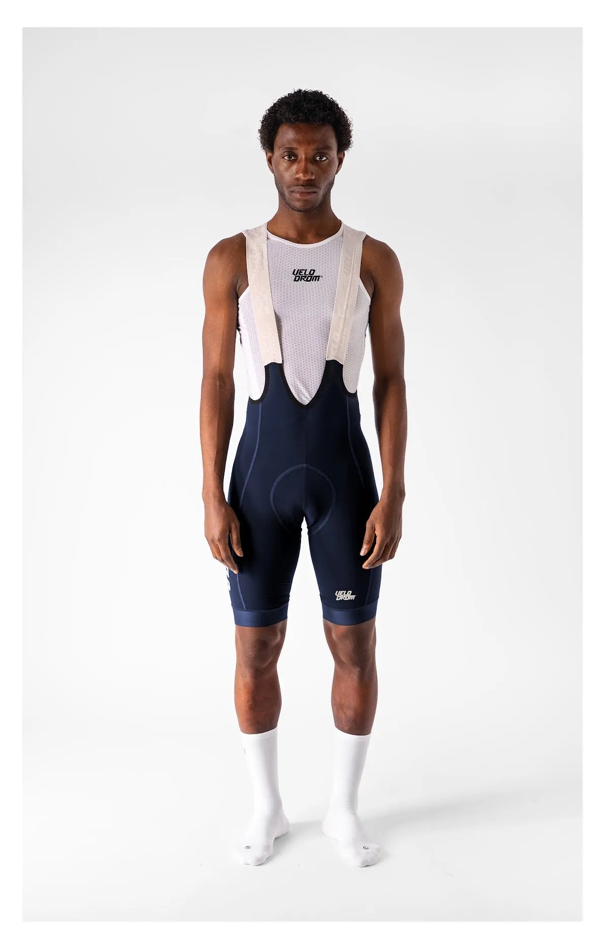 VELODROM Raceday 3.0 Cargo Bib Shorts - Navy/White