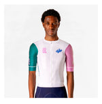 VELODROM Raceday 3.0 Cycling Jersey - Green/Pink Late Drop