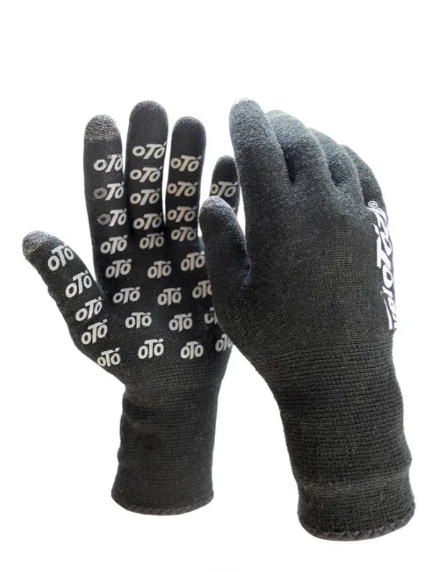 wasserdichte fahrradhandschuhe VeloToze Knitted Handschuhe - Schwarz Mindestlaufzeit:9 Monate Umbra Studio Fahrrad Anhänger für Einkäufe,