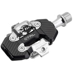 WOLF TOOTH CTRL Trail Clipless Pedals - Silver/Black