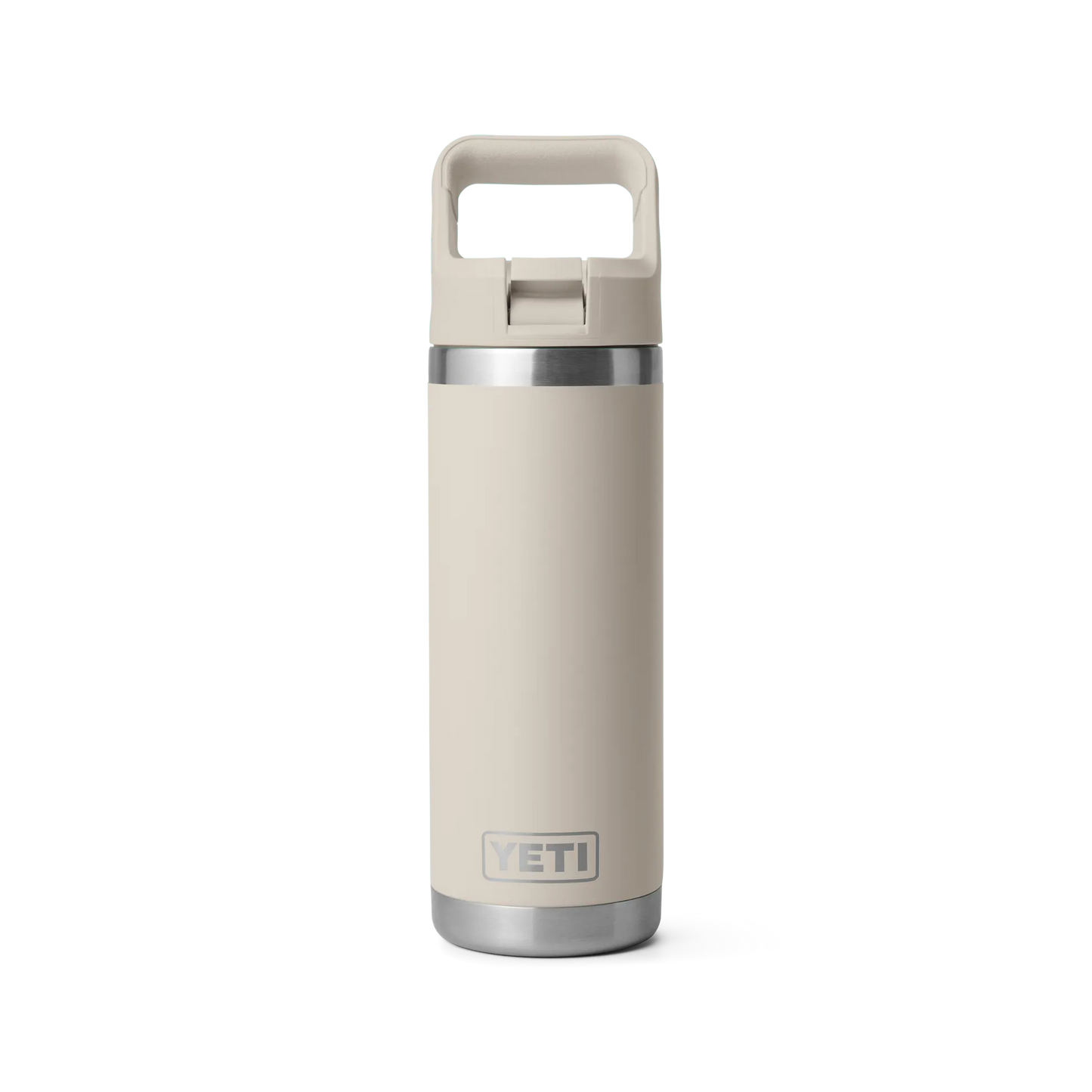 YETI Rambler 18 OZ 532 ml Bottle With Colour Matched Straw Cap - Cape Taupe