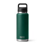 YETI Rambler 36 OZ 1 L Bottle With Chug Cap- Black Forest Green