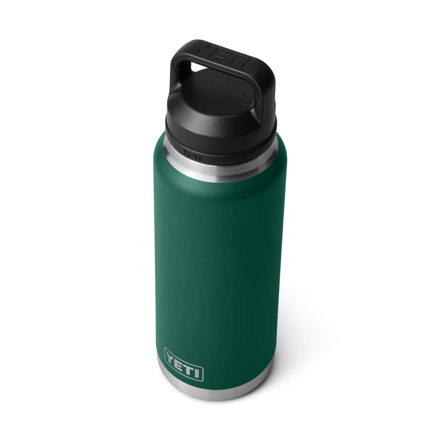 YETI Rambler 36 OZ 1 L Bottle With Chug Cap- Black Forest Green