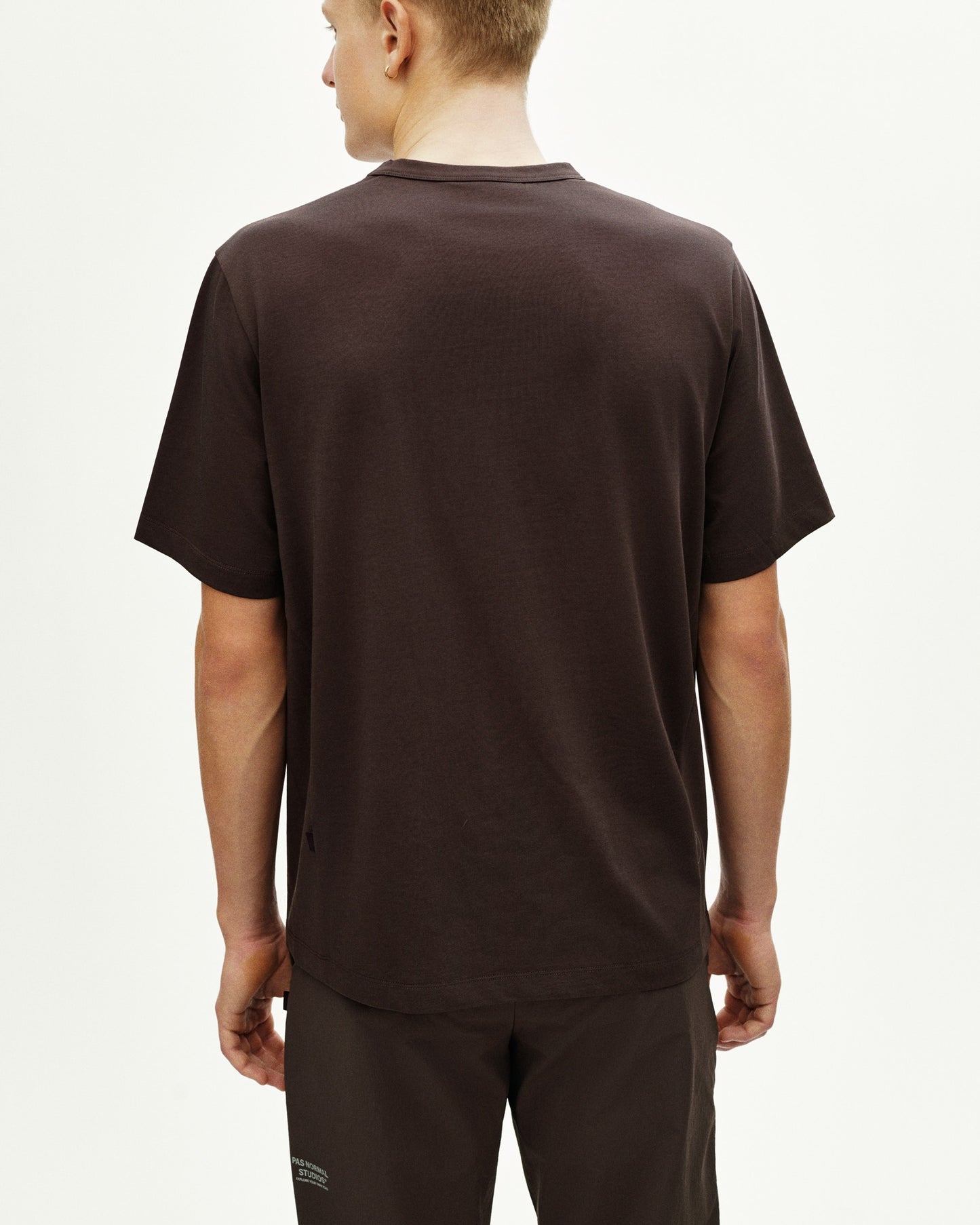 PAS NORMAL STUDIOS Off Race Cotton Tech TShirt - Dark Purple