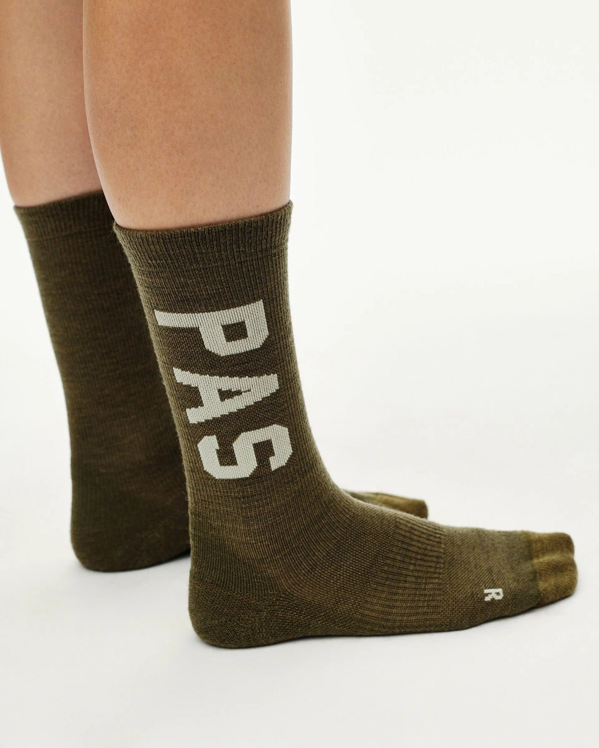 PAS NORMAL STUDIOS PAS Thermal Wool Socken - Moss Brown