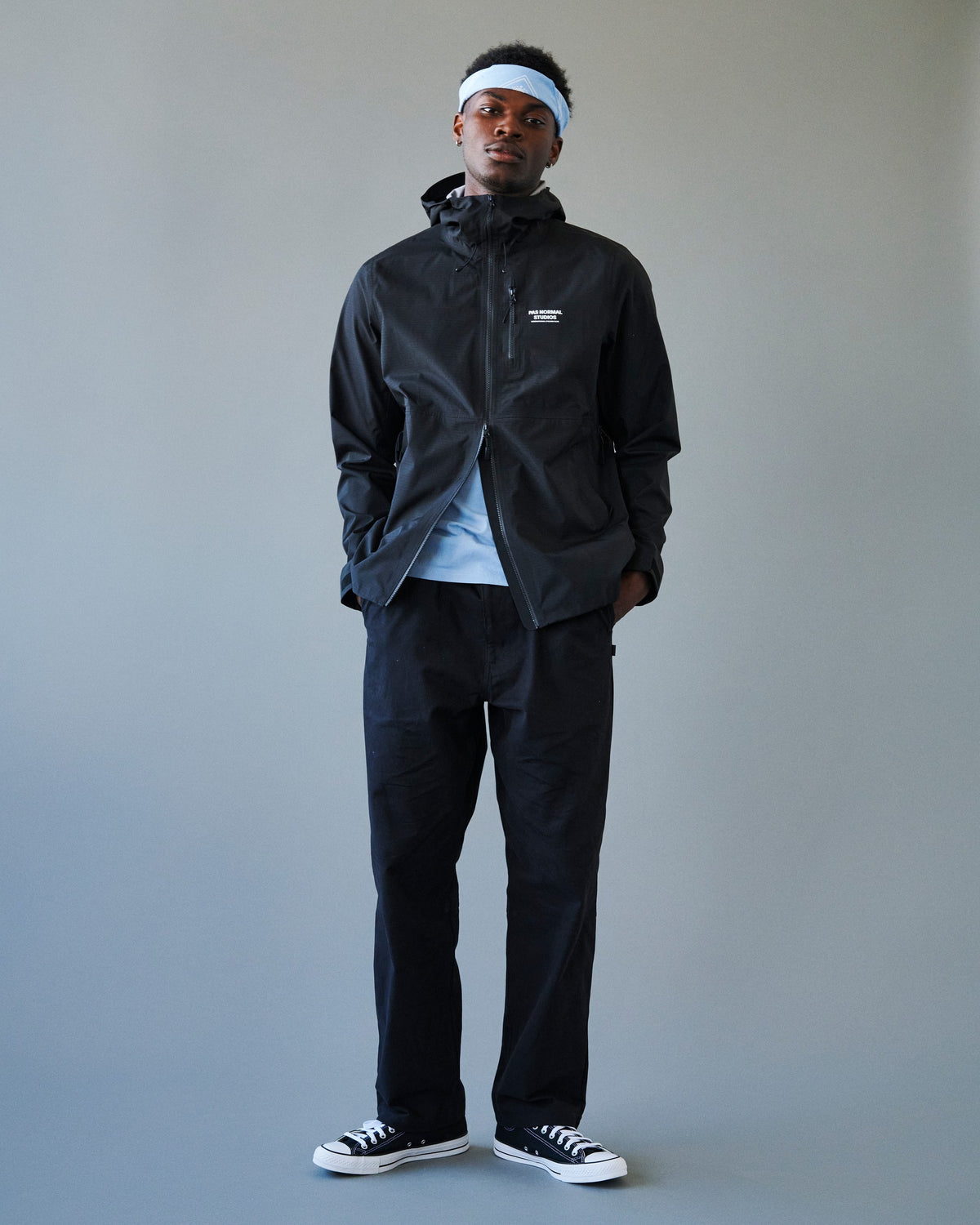 PAS NORMAL STUDIOS Men Porter Off-Race Shell Jacket - Black
