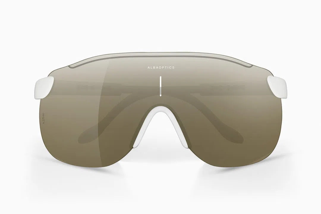 ALBA OPTICS Eyewear - STRATOS WHT VZUM™ ML BRONZE-Eyewear-67568006