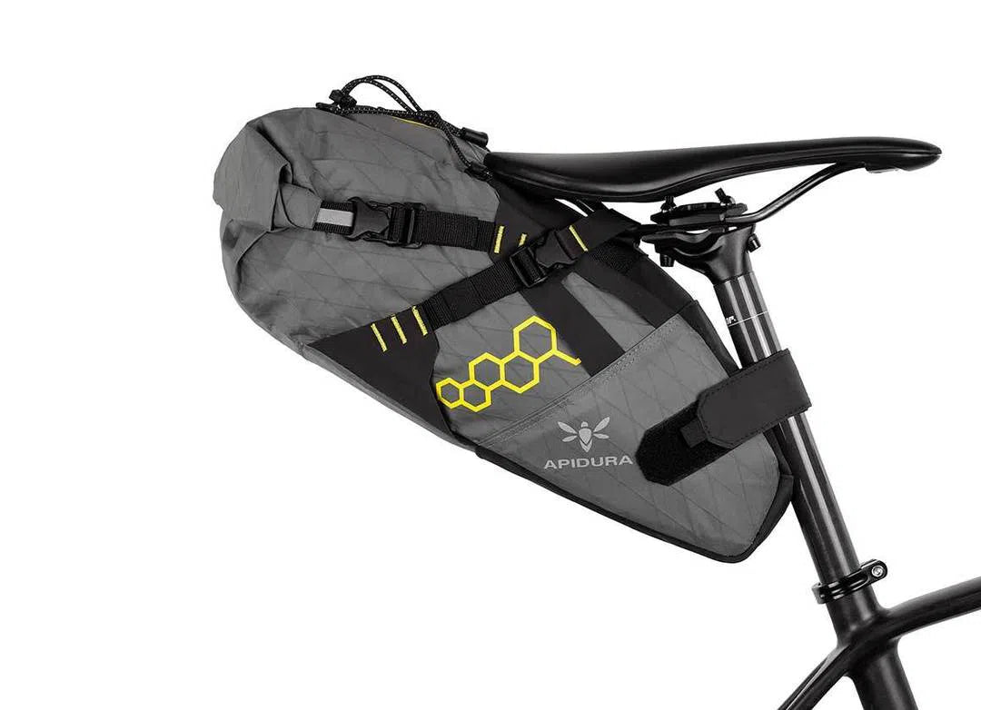 APIDURA Backcountry Saddle Pack 11L - Grey-Saddle Bags-79578758