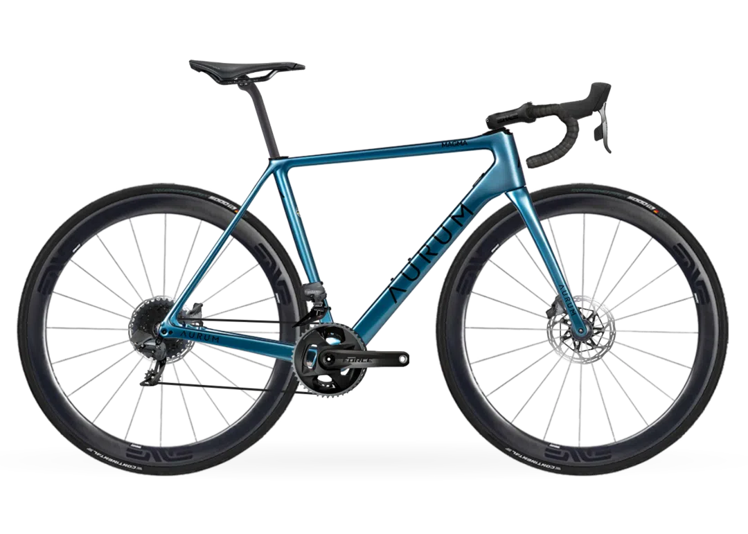 AURUM Glacial Blue Complete Bike Road Sram Force AXS - Enve SES