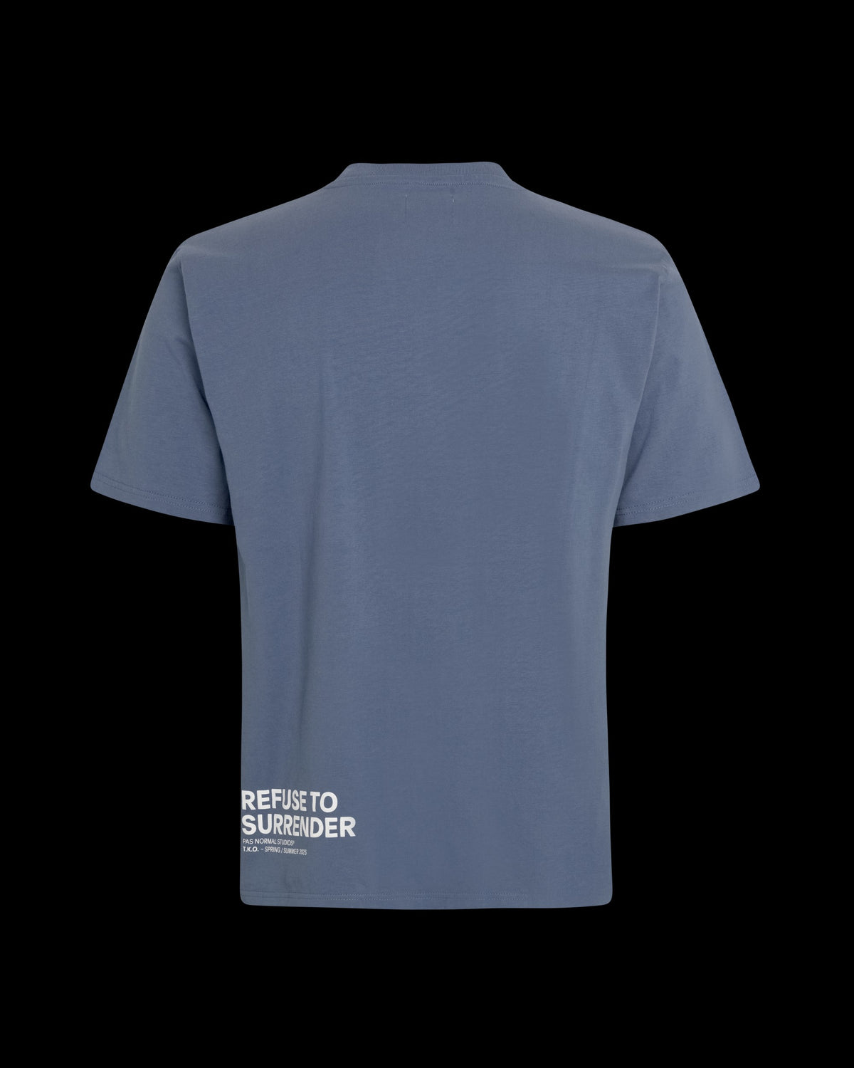 PAS NORMAL STUDIOS T.K.O. Off-Race T-Shirt - Light Indigo