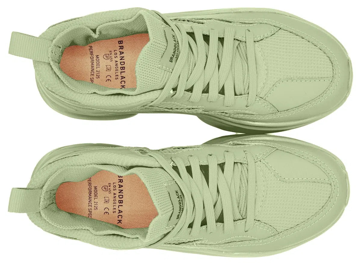 BRANDBLACK Saga 130 Casual Shoes - Lime-Casual Shoes-